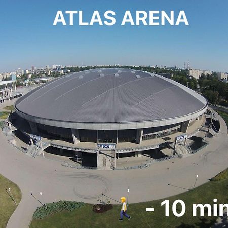 Scandinavian Zoo Atlas Arena Retkinia District Parking Łódź Buitenkant foto